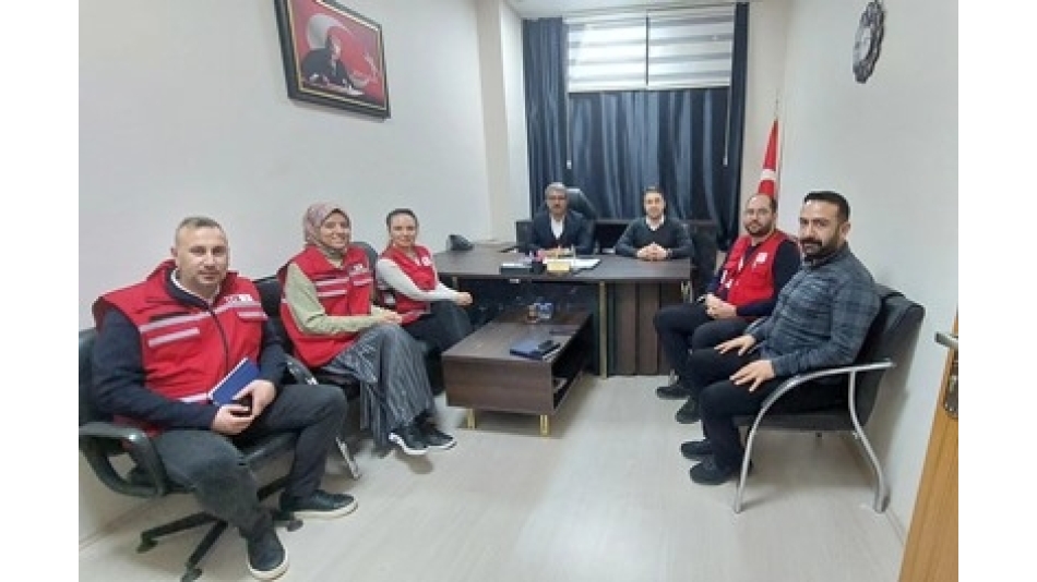 Türk Kızılay ve IFRC yetkililerinden Başkan Duranaya ziyaret